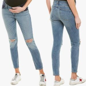 DL1961‎ Florence Maternity Jeans Tremont Blue Size 26 Stretch Panels Denim Jean